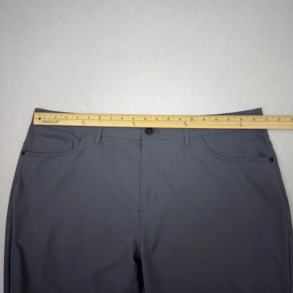 Public Rec Pants Mens Size 40x32 Gray Straight Fit Performance Stretch Golf